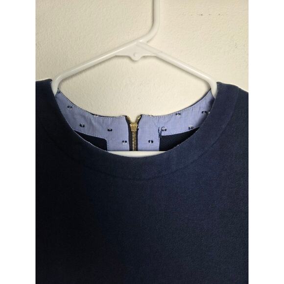 Derek Lam 10 Crosby Dress Set 10 Medium Blue Navy Sleeveless - Picture 4 of 15